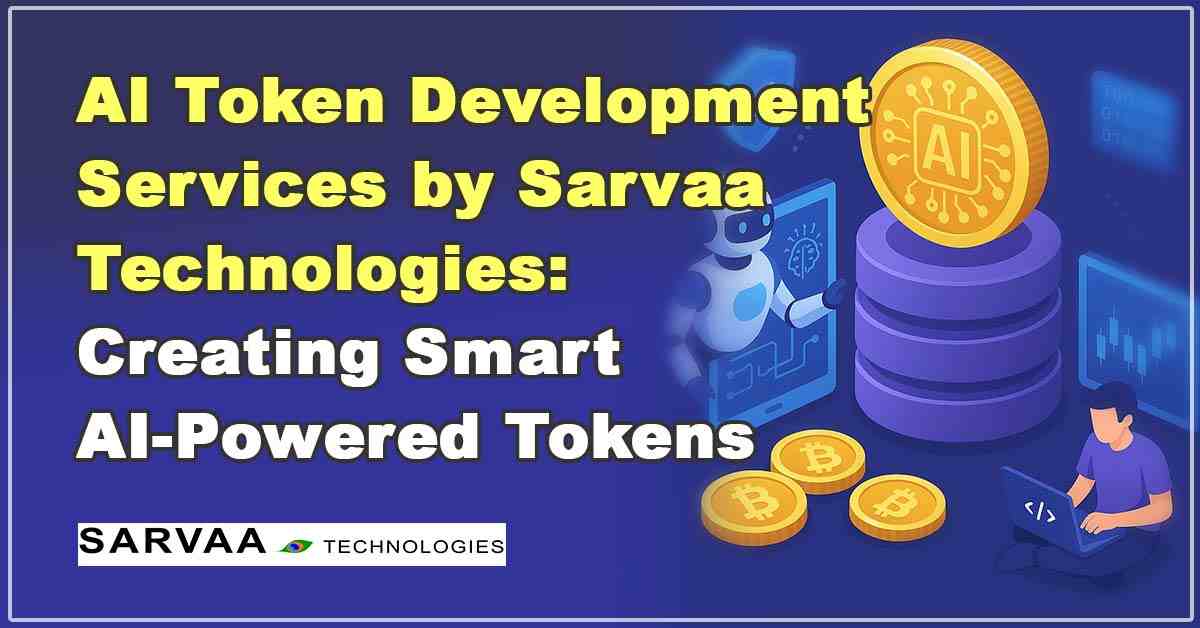 AI token development concept showing blockchain and artificial intelligence integration