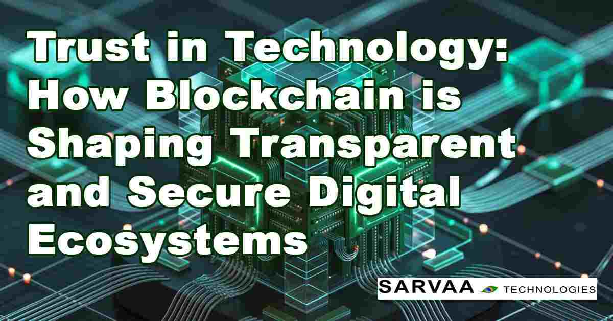 Green abstract tech background symbolizing transparency, security, and digital trust through blockchain technology